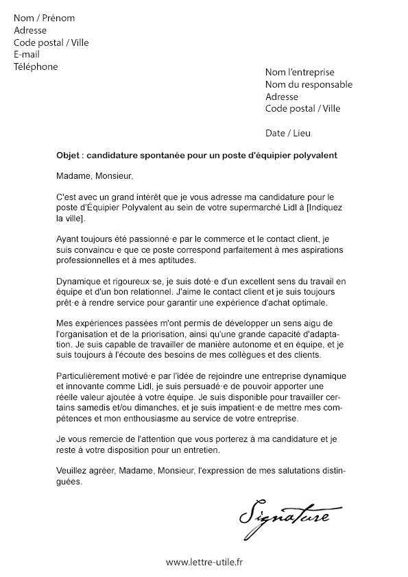 astuces rédaction lettre stage