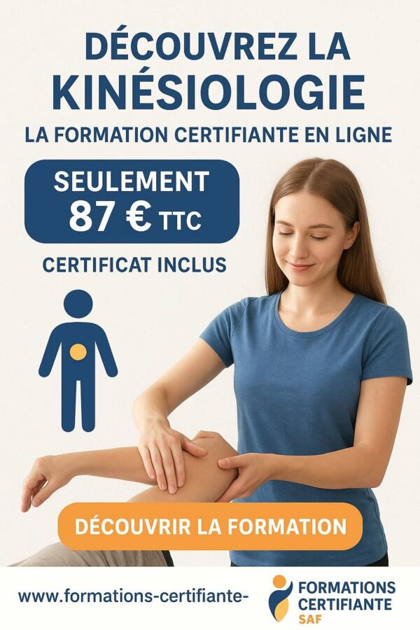 Apprentissage kinésiologie en ligne