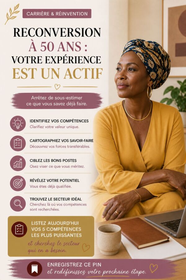 Reconversion professionnelle à 50 ans