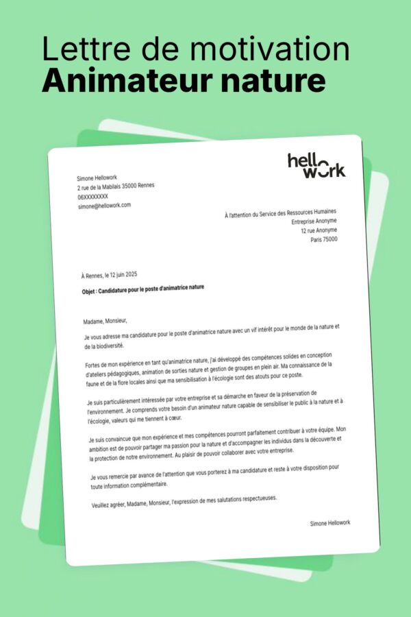 Exemple de lettre Parcoursup