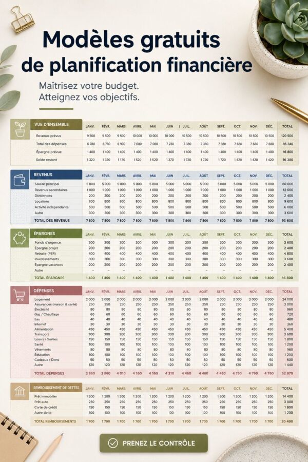 Salaire annuel brut en net