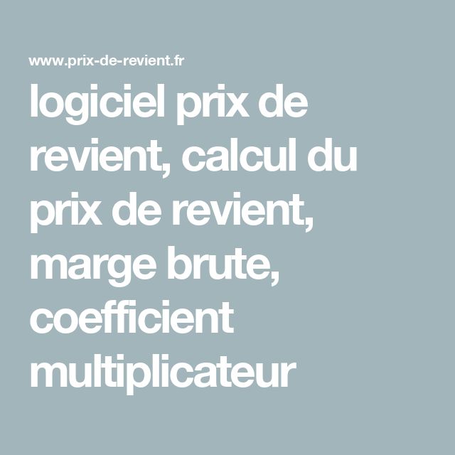 Conversion net vers brut